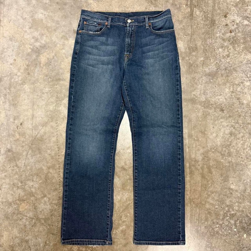 Lucky Brand Vintage Y2K Dark Wash Bootcut Jeans Mens 33x31 Indigo Denim